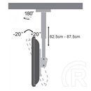 SBOX CPLB-28S mennyezeti fali konzol (23"-43", VESA 75x75-200x200, max 30 kg, dönthető, forgatható, fekete)
