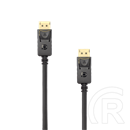 SBOX DisplayPort kábel (DisplayPort dugó / DisplayPort dugó, 2 m, aranyozott csatlakozók, 3840x2160@60Hz, fekete)