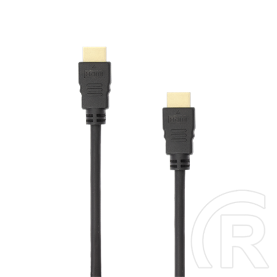 SBOX HDMI kábel (HDMI M / HDMI M, HDMI 2.0, 4K@60Hz, 5 m, 24K aranyozott, fekete)