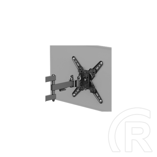 SBOX LCD-223-2 fali konzol (13"-43", 33-109 cm, dönthető, forgatható, VESA 200x200, 20 kg)