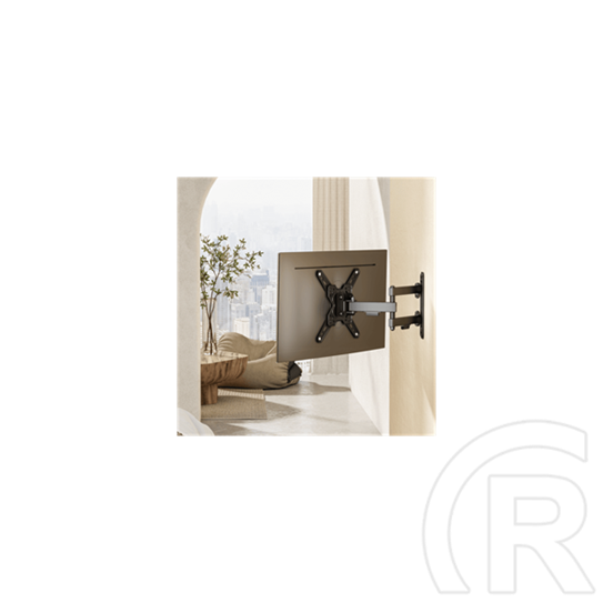 SBOX LCD-223-2 fali konzol (13"-43", 33-109 cm, dönthető, forgatható, VESA 200x200, 20 kg)