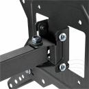 SBOX LCD-441 karos fali konzol (23"-55", VESA 400x400, dönthető, forgatható, max. 30 kg, fekete)