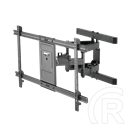 SBOX PLB-61486 fali konzol (43"-90", VESA 300x200-800x400, max. 60 kg, dönthető, forgatható, fekete)