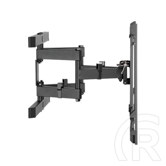 SBOX PLB-61486 fali konzol (43"-90", VESA 300x200-800x400, max. 60 kg, dönthető, forgatható, fekete)