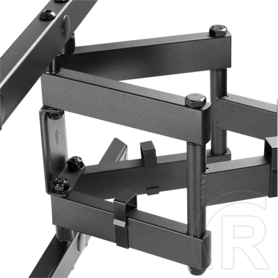 SBOX PLB-61486 fali konzol (43"-90", VESA 300x200-800x400, max. 60 kg, dönthető, forgatható, fekete)