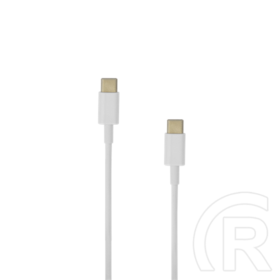 SBOX USB kábel (C dugó / C dugó, 1 m, fehér)