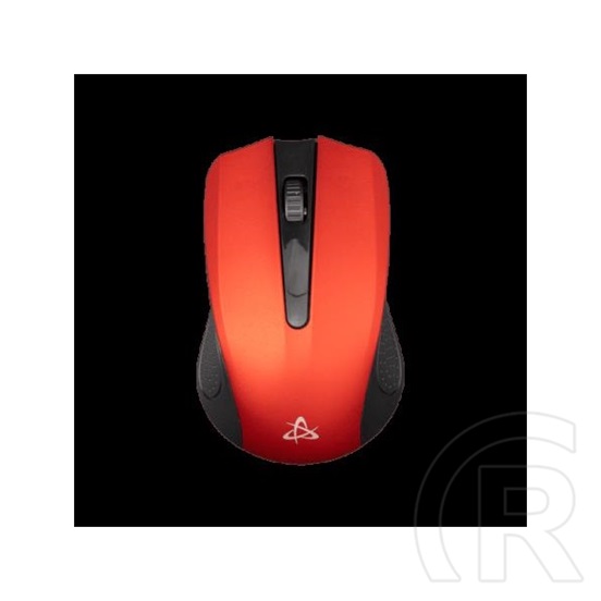 SBOX WM-109R vezeték nélküli egér (1000 DPI, 3 gomb, optikai, 2,4 GHz USB, piros)