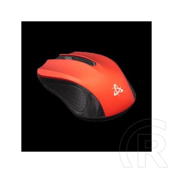 SBOX WM-109R vezeték nélküli egér (1000 DPI, 3 gomb, optikai, 2,4 GHz USB, piros)