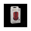 SBOX WM-109R vezeték nélküli egér (1000 DPI, 3 gomb, optikai, 2,4 GHz USB, piros)
