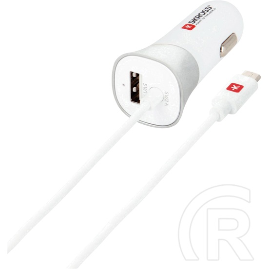 SKROSS autós USB töltő (Micro-USB)