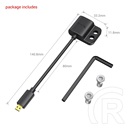 SMALLRIG Ultra Slim 4K micro HDMI - HDMI Adapter kábel (D to A)