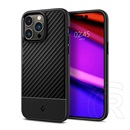 SPIGEN Apple iPhone 14 Pro core armor szilikon telefonvédő (közepesen ütésálló, kamera védelem, csíkos minta) fekete