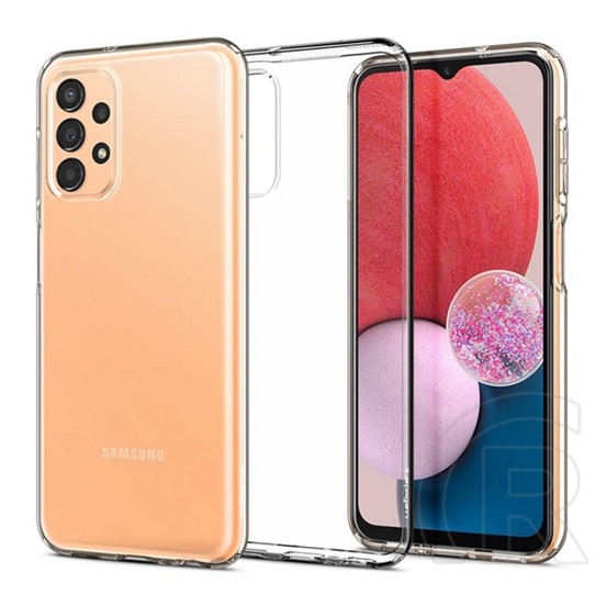 SPIGEN Samsung Galaxy A13 4G (SM-A135F / A137F) liquid crystal védő (közepesen ütésálló, légpárnás sarok) átlátszó