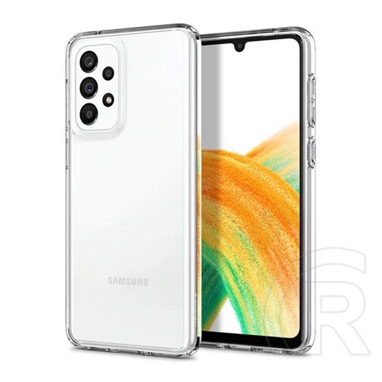SPIGEN Samsung Galaxy A33 5G (SM-A336) ultra hybrid telefonvédő (közepesen ütésálló, szilikon légpárnás keret) átlátszó