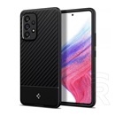 SPIGEN Samsung Galaxy A53 (SM-A536) 5G core armor védő (közepesen ütésálló, kamera védelem, csíkos minta) fekete
