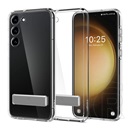 SPIGEN Samsung Galaxy S23 (SM-S911) ultra hybrid s műanyag védő (, légpárnás keret, kitámasztó) átlátszó