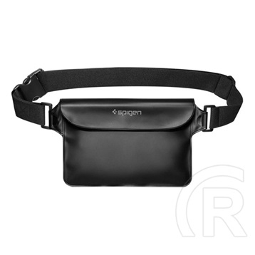 SPIGEN a620 tok fekvő 2db (univerzális, derékra rögzíthető övtáska, vízálló, 265 x 159 mm, sport) fekete