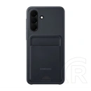 Samsung A37 5G szilikon telefonvédő (kártyazseb) fekete