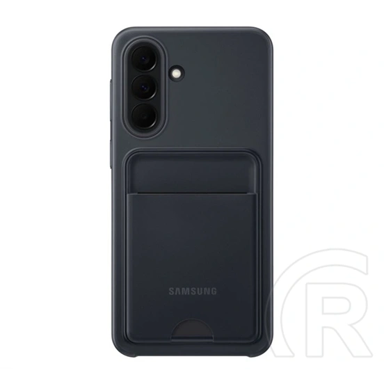 Samsung A37 5G szilikon telefonvédő (kártyazseb) fekete