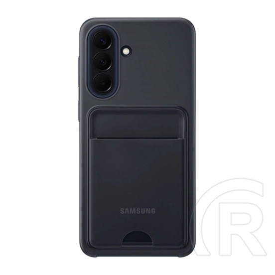 Samsung A57 5G szilikon telefonvédő (kártyazseb) fekete