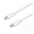 Samsung EP-DG977 USB 2.0 adat- és töltőkábel (C dugó / C dugó, 1 m, fehér)