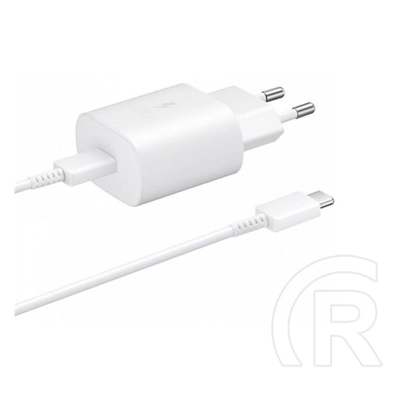 Samsung EP-TA800XW 25W hálózati töltő USB-C, +Type-C kábel (fehér)
