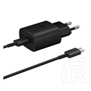 Samsung EP-TA800XW hálózati töltő adapter USB-C (25W, 1m kábel, fekete)