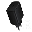 Samsung hálózati töltő (USB-C aljzat, 45W, fekete)