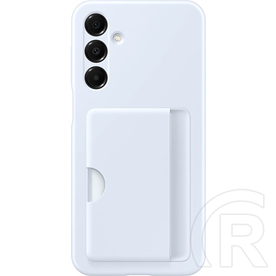 Samsung Galaxy A16 4G (SM-A165) szilikon telefonvédő (kártyazseb) kék
