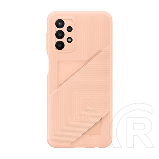 Samsung Galaxy A23 5G (SM-A236F) szilikon telefonvédő (bankkártya tartó) rózsaszín