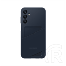 Samsung Galaxy A25 5G (SM-A256) szilikon telefonvédő (kártyazseb) fekete