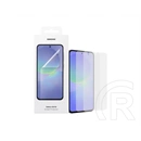 Samsung Galaxy A36 5G (SM-A366) képernyővédő fólia 2db (törlőkendő + segédkeret) átlátszó