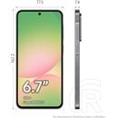 Samsung Galaxy A56 5G mobiltelefon (Dual-SIM, 8/256 GB, grafitszürke)