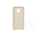 Samsung Galaxy A6 Dual Layer Cover tok (arany)