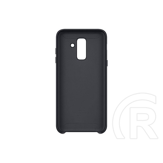 Samsung Galaxy A6+ Dual Layer Cover tok (fekete)