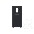 Samsung Galaxy A6+ Dual Layer Cover tok (fekete)