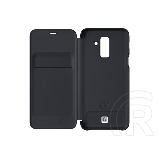 Samsung Galaxy A6+ Wallet Cover tok (fekete)