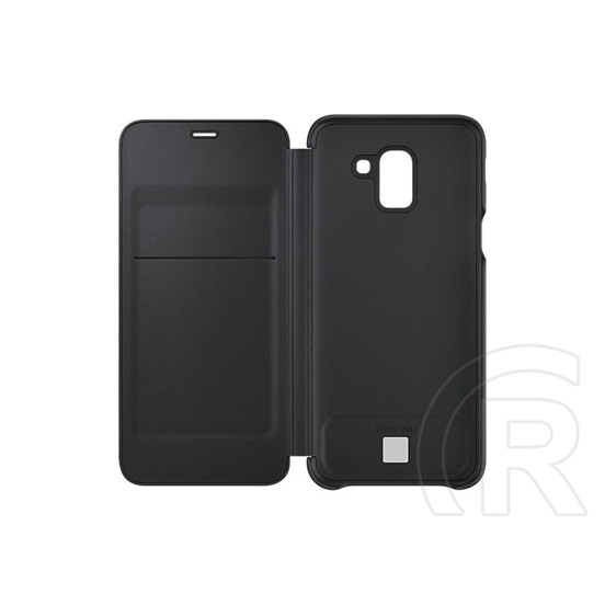 Samsung Galaxy J6 Wallet Cover tok (fekete)
