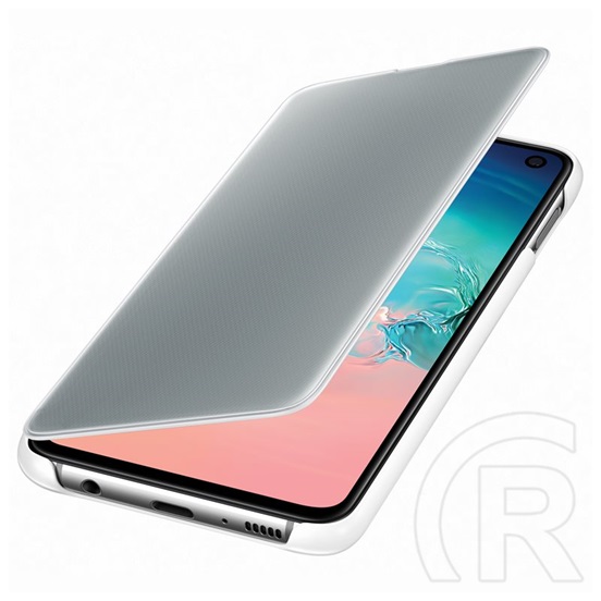 Samsung Galaxy S10e Clear View Cover tok (fehér)