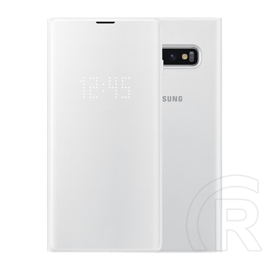 Samsung Galaxy S10 E LED View Cover tok (fehér)