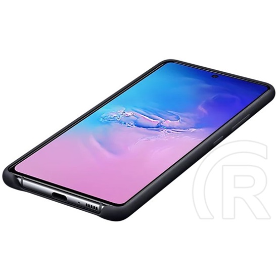 Samsung Galaxy S10 Lite szilikon hátlap (fekete)