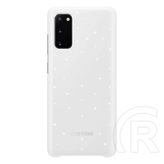 Samsung Galaxy S20 LED Cover tok (fehér)