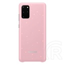 Samsung Galaxy S20+ LED Cover tok (rózsaszín)