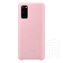 Samsung Galaxy S20 LED Cover tok (rózsaszín)