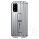 Samsung Galaxy S20 Protective Standing Cover tok (ezüst)