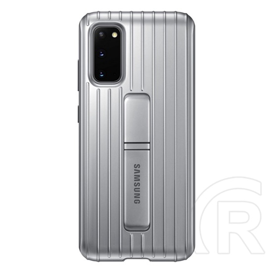 Samsung Galaxy S20 Protective Standing Cover tok (ezüst)