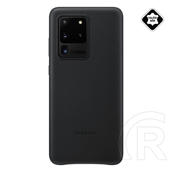 Samsung Galaxy S20 Ultra bőr tok (fekete)