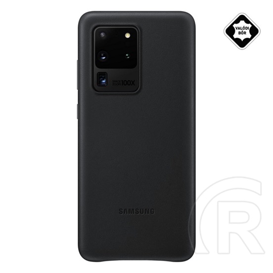 Samsung Galaxy S20 Ultra bőr tok (fekete)