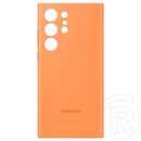 Samsung Galaxy S23 Ultra (SM-S918) szilikon telefonvédő narancssárga