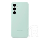 Samsung Galaxy S24 FE (SM-S721)szilikon telefonvédő mentazöld